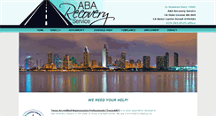 Desktop Screenshot of abarecovery.com